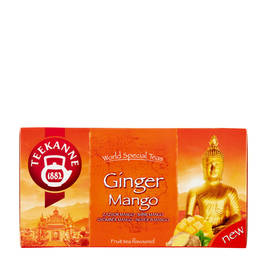 Teekanne Ginger & Mango fruit tea, 20 Count