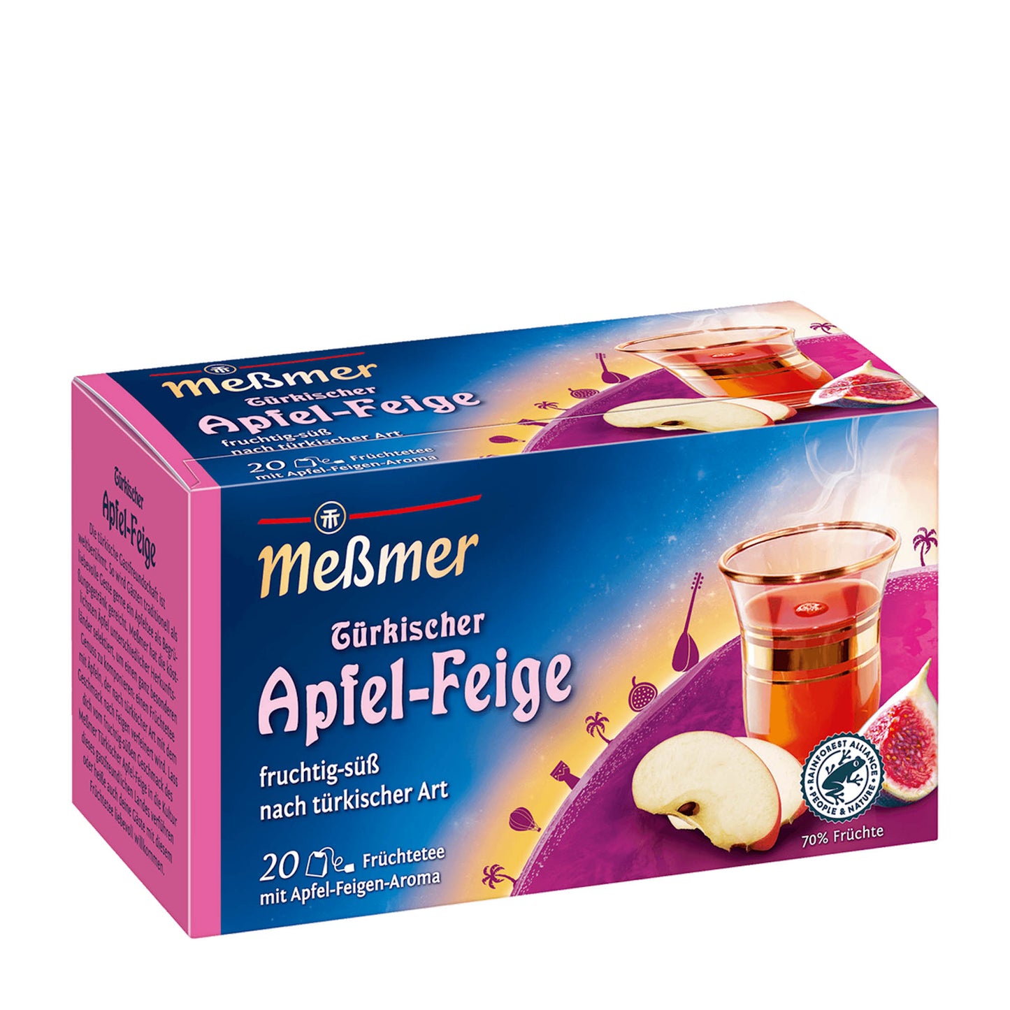 Messmer Turkish apple & fig fruit tea, 20 Count