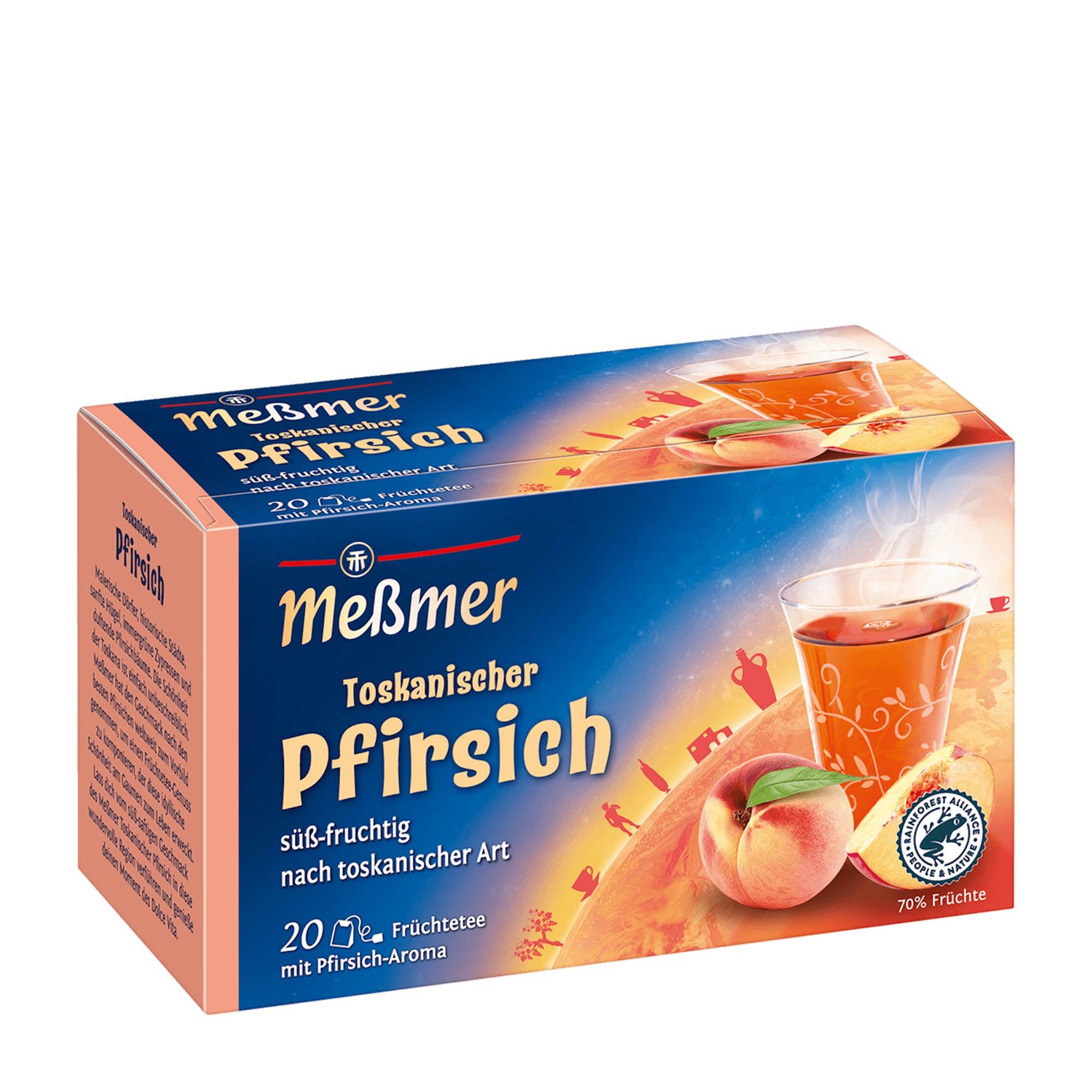 Messmer Tuscan Peach fruit tea, 20 Count