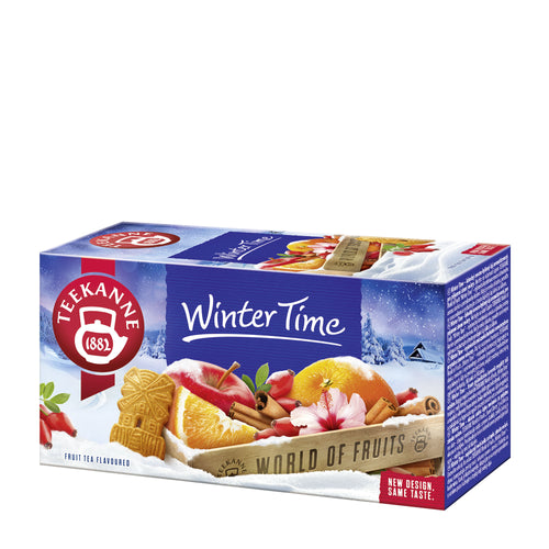Teekanne Winter Time fruit tea packaging on a white background
