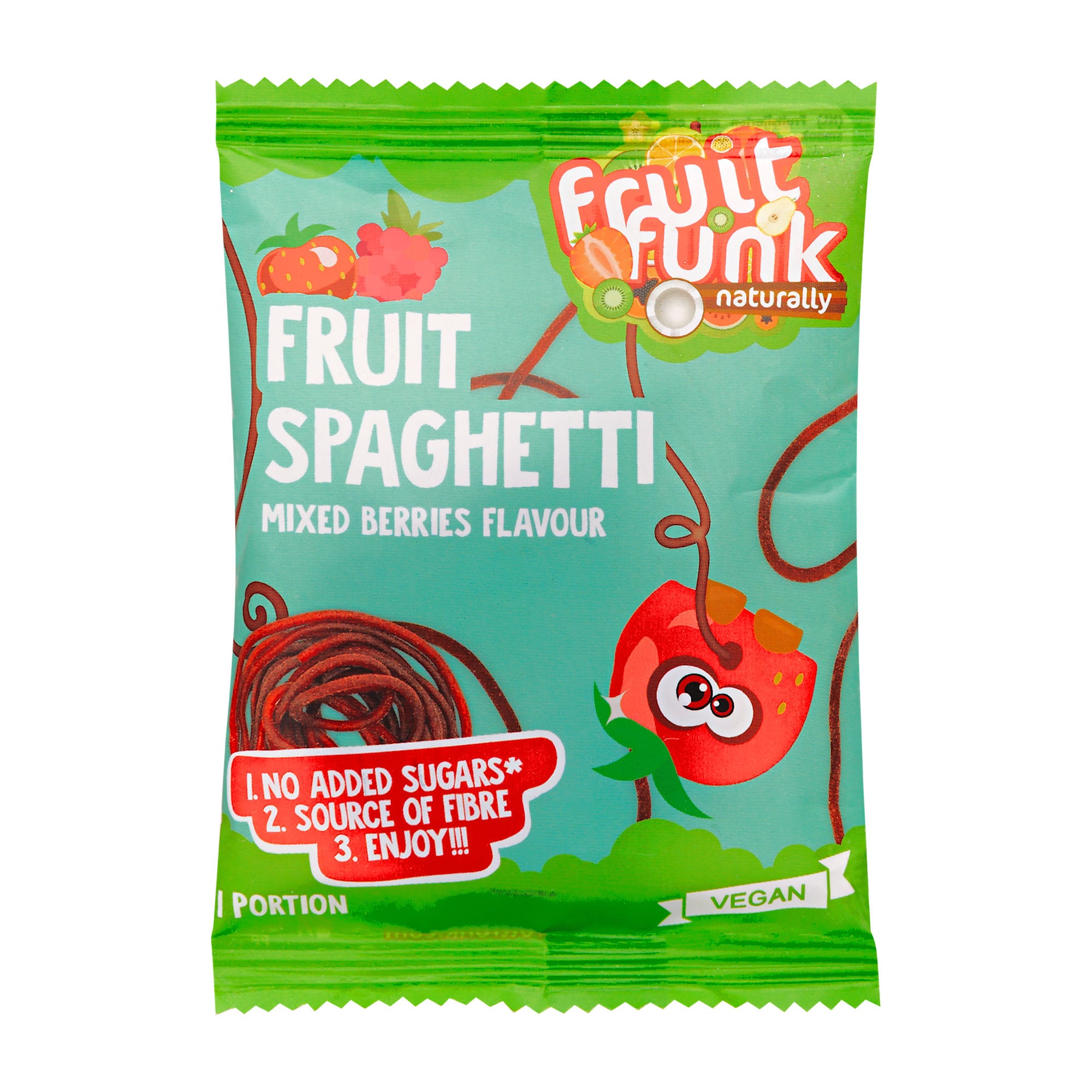Fruitfunk Spaghettis aux fruits Baies mélangées, 20 g