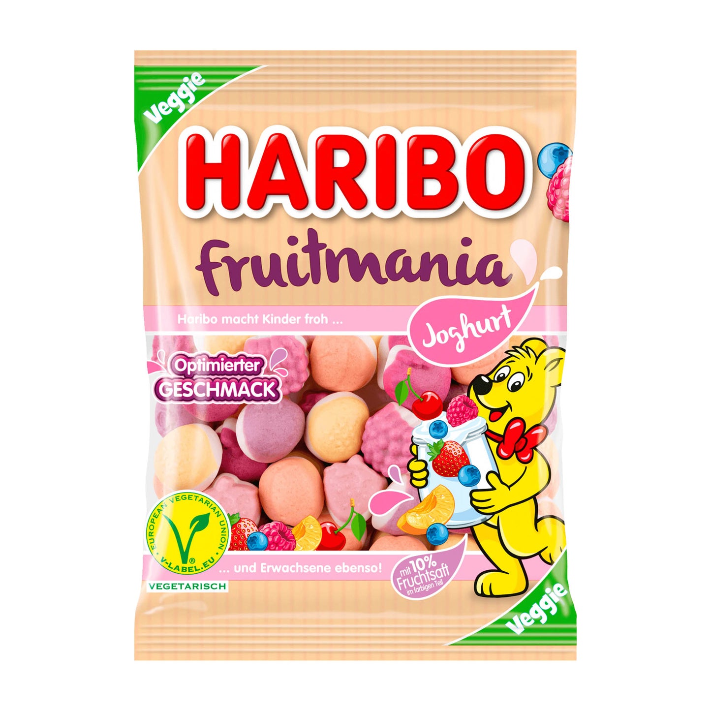 Haribo Fruitmania Joghurt-Fruchtgummi, 160 g