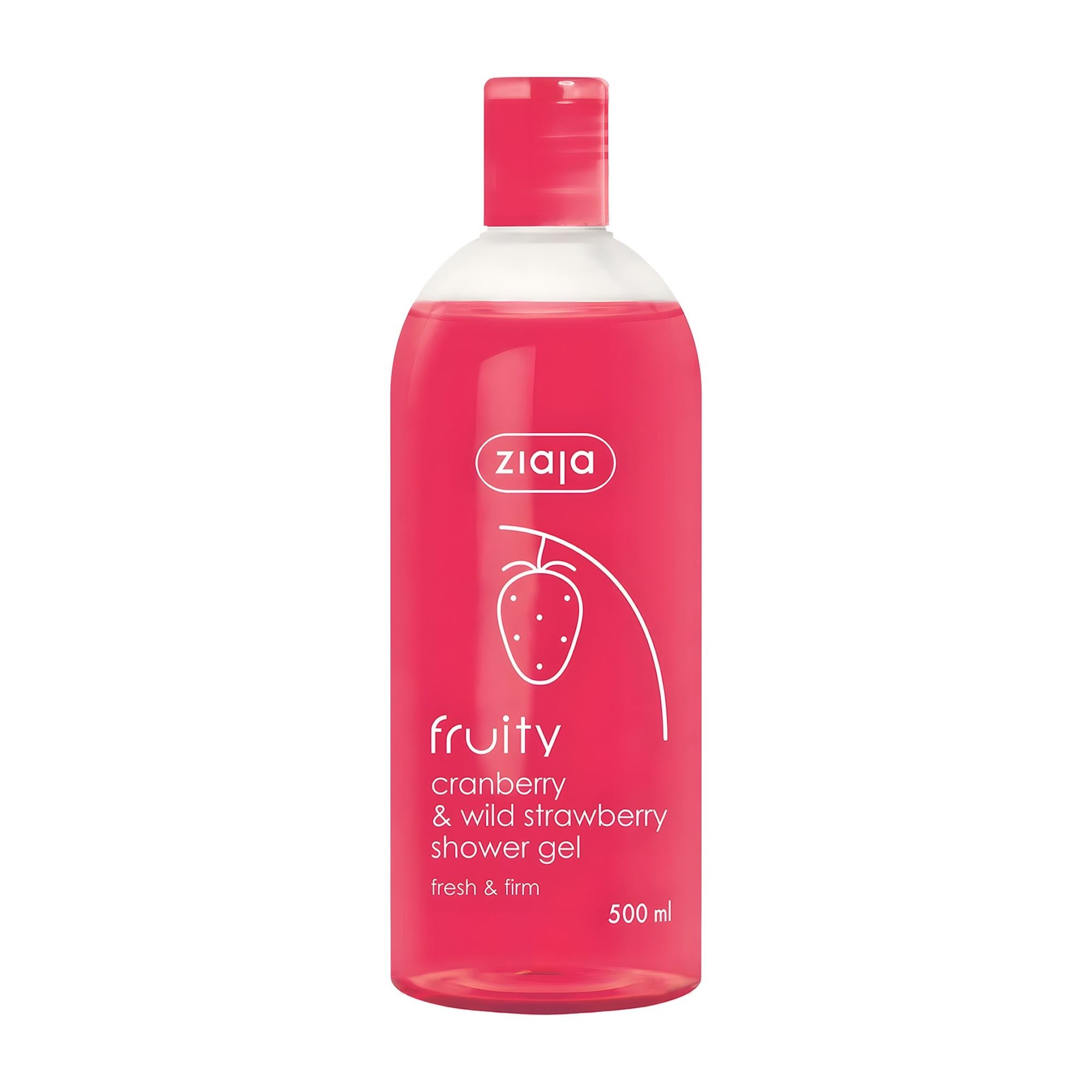 Ziaja Fruity Cranberry- und Walderdbeer-Duschgel, 500 ml