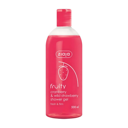 Ziaja Fruity cranberry & wild strawberry shower gel, 500 mL