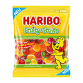 Haribo Fruity-Fruits gummy candy package with a cartoon bear character on a white background