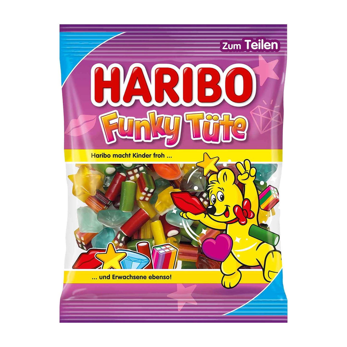 Haribo Funky Bag Fruchtgummi, 175 g