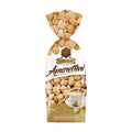 Packaging of Gadeschi Amarettini cookies, showing the cookies and almonds with a cup of coffee on the front, against a white background.