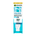Garnier Hyaluron Barrier Protect Daily UV Fluid packaging on a white background