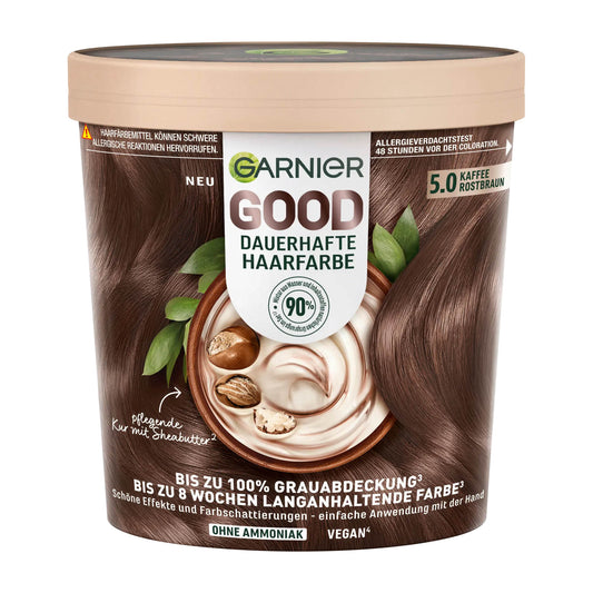 Garnier GOOD 5.0 Röstkaffeebraun permanente Haarfarbe