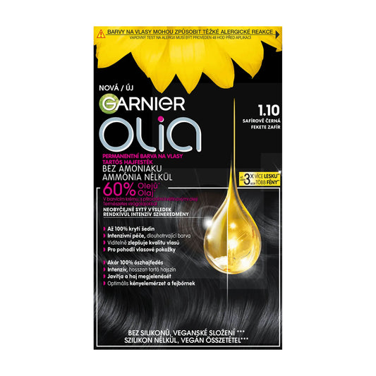 Garnier Olia 1.10 Black Sapphire permanent hair color