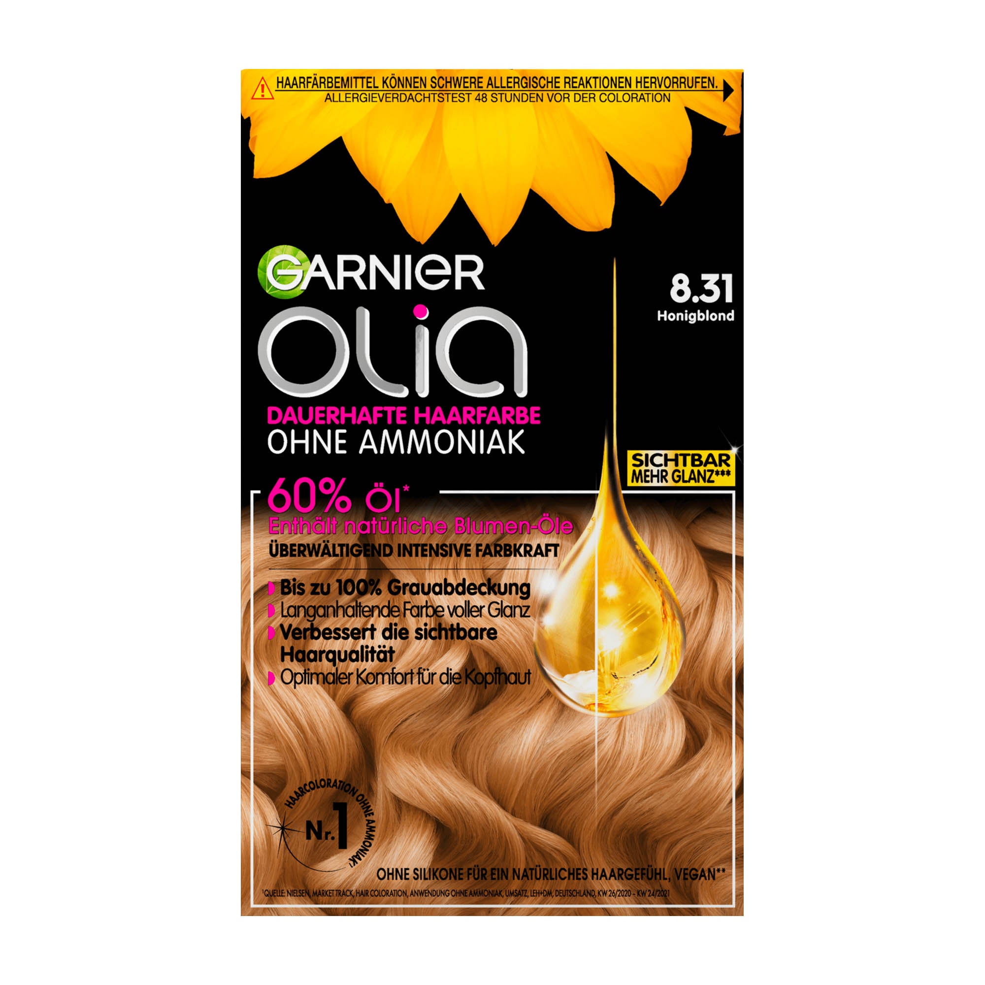 Garnier Olia 8.31 Blond Miel Coloration permanente