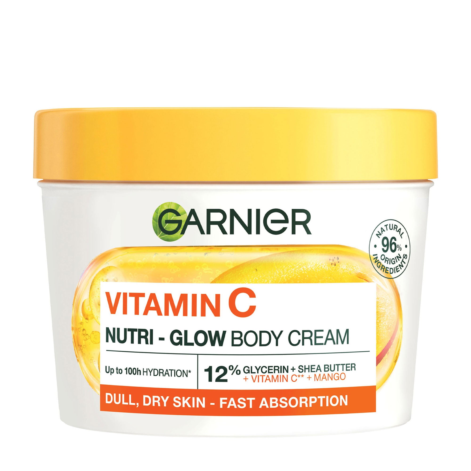 Garnier Crème pour le corps Vitamine C Nutri-Glow, 380 ml