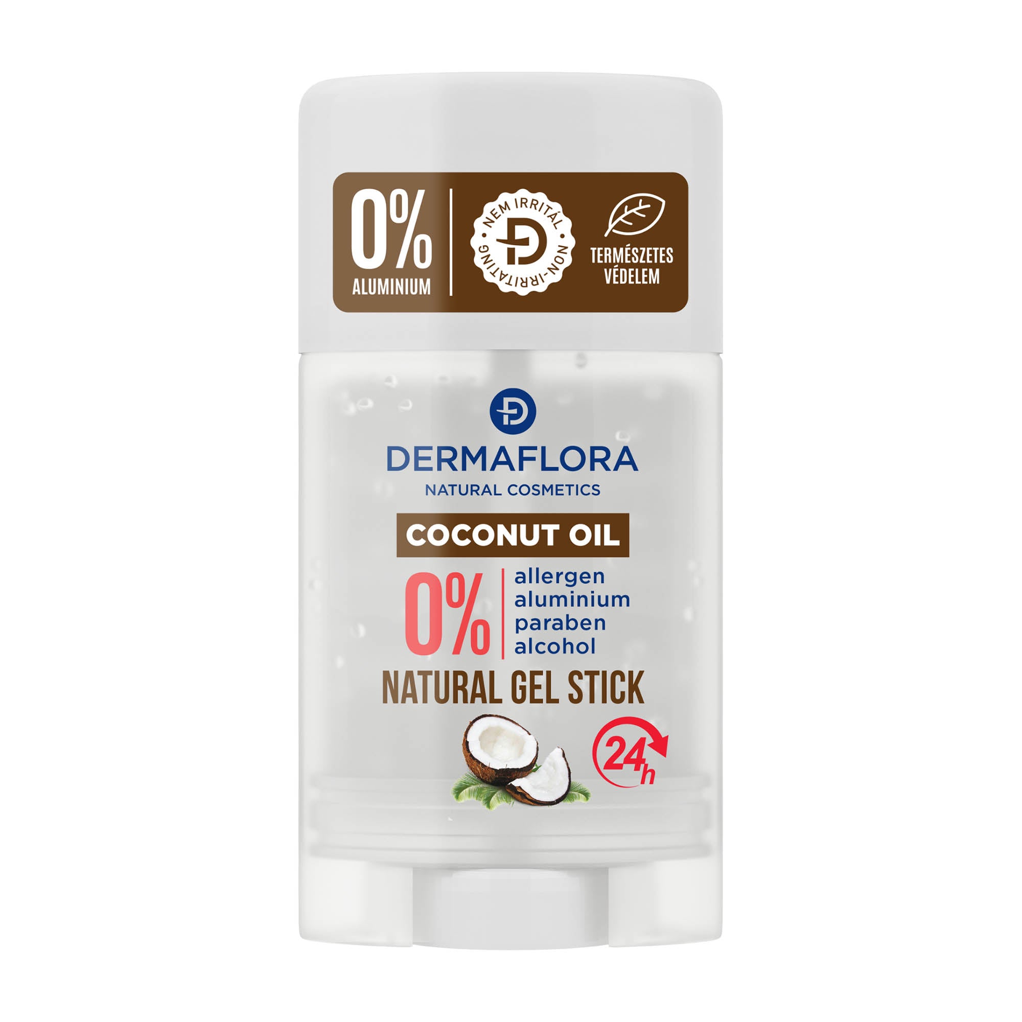 Dermaflora Gel déodorant naturel en stick Huile de coco, 50 ml