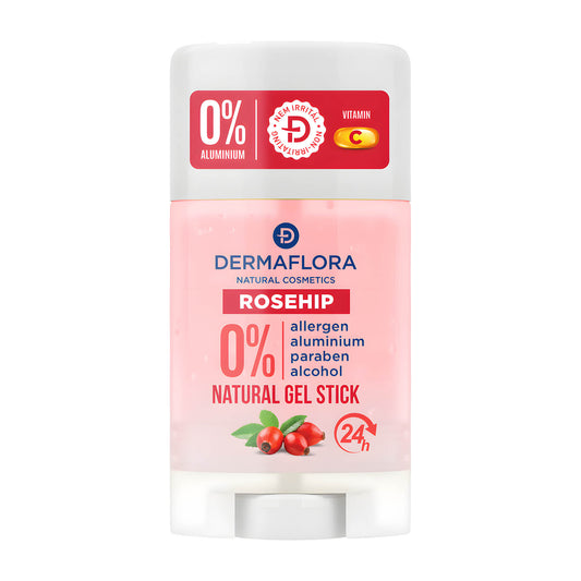 Dermaflora Rosehip natural deodorant gel stick, 50 mL