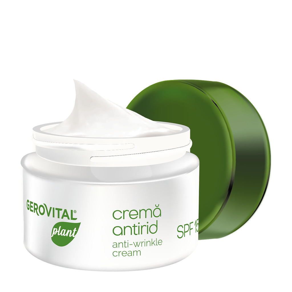 Gerovital Plant Crème Anti-Rides SPF 15, 50 ml