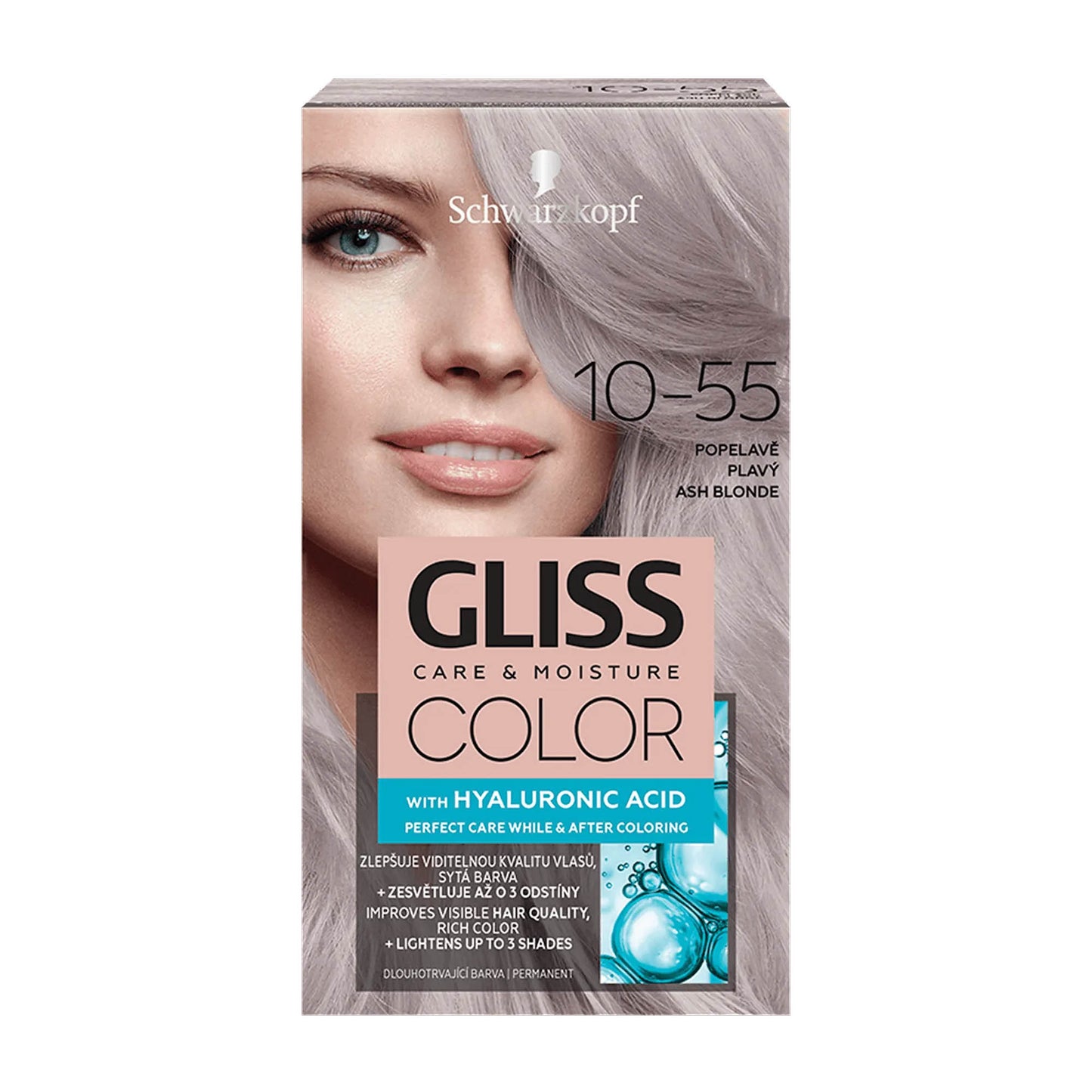 Schwarzkopf Gliss Color 10-55 Aschblond Permanent-Aufheller