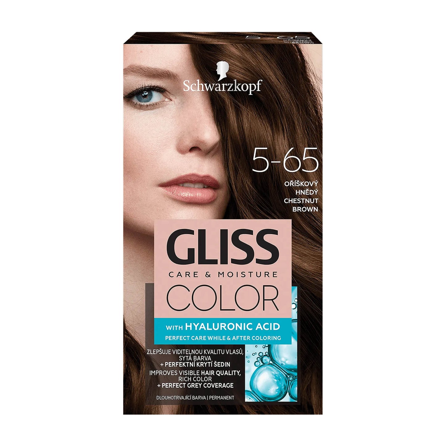 Schwarzkopf Gliss Color 5-65 Chestnut Brown permanent hair color