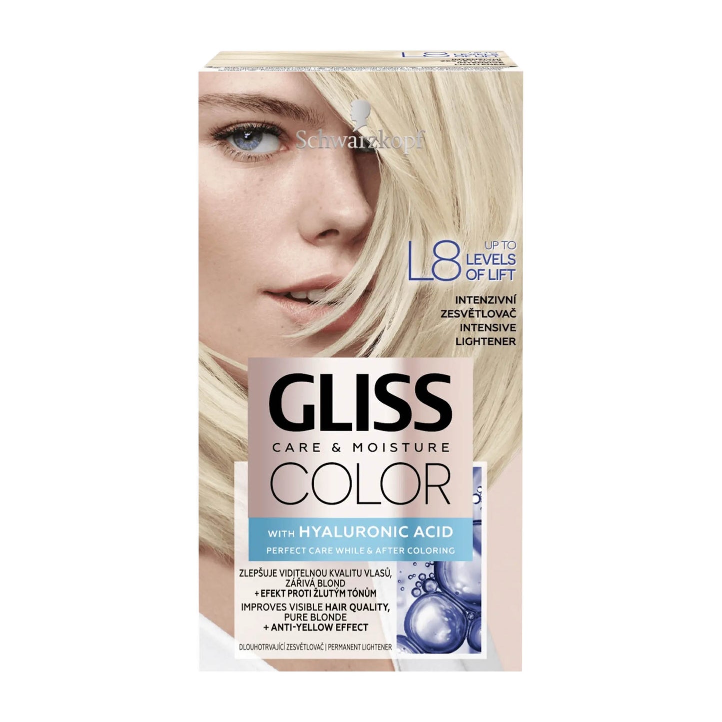 Schwarzkopf Gliss Color Intensive Lightener L8 permanent lightener