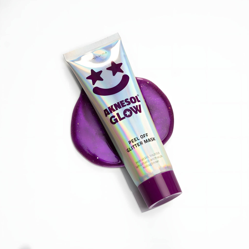 Aknesol Glow Peel-Off Glitzermaske, 100 ml