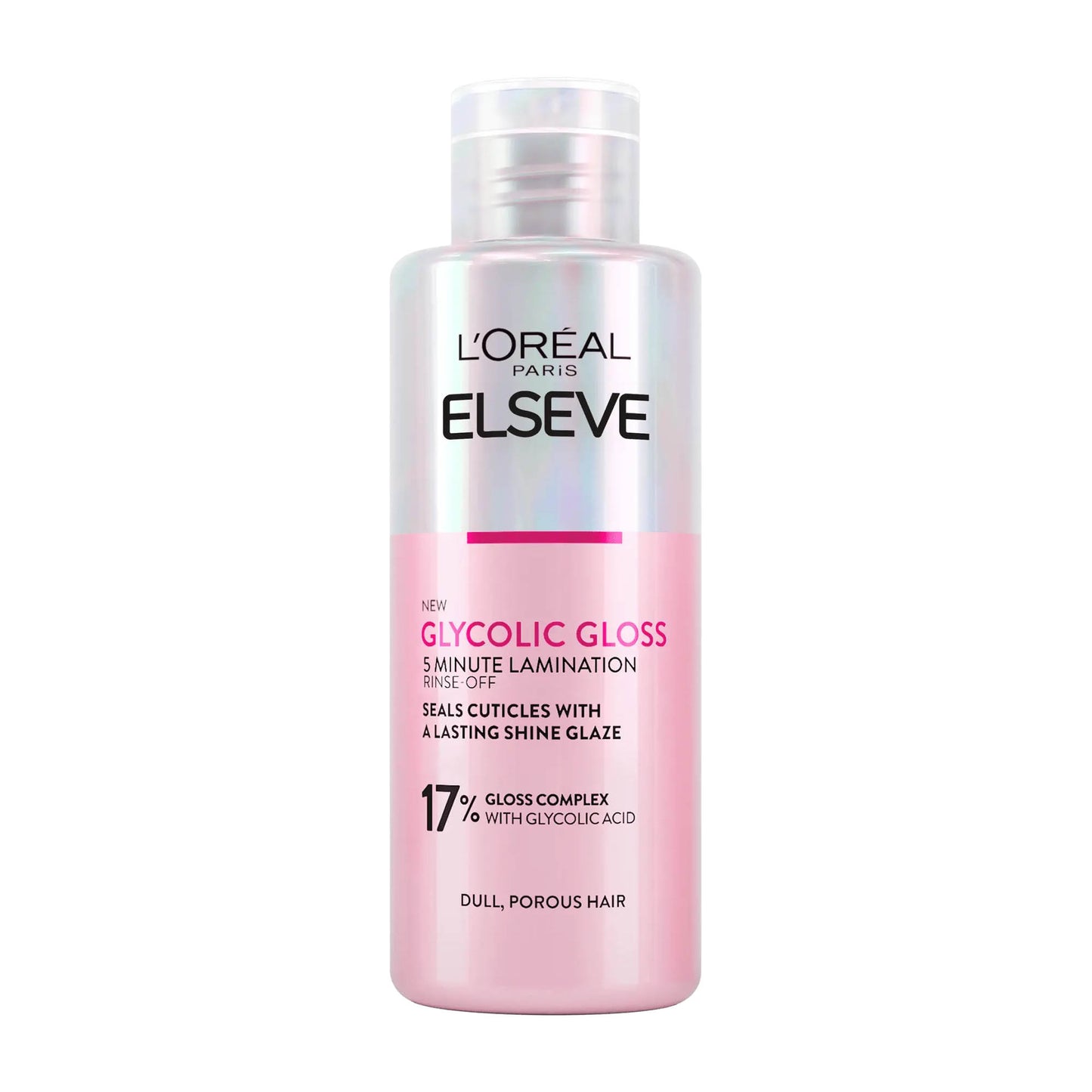 Loreal Paris Elseve Glycolic Gloss 5 Minuten Haar-Laminierung Haarkur, 200 ml