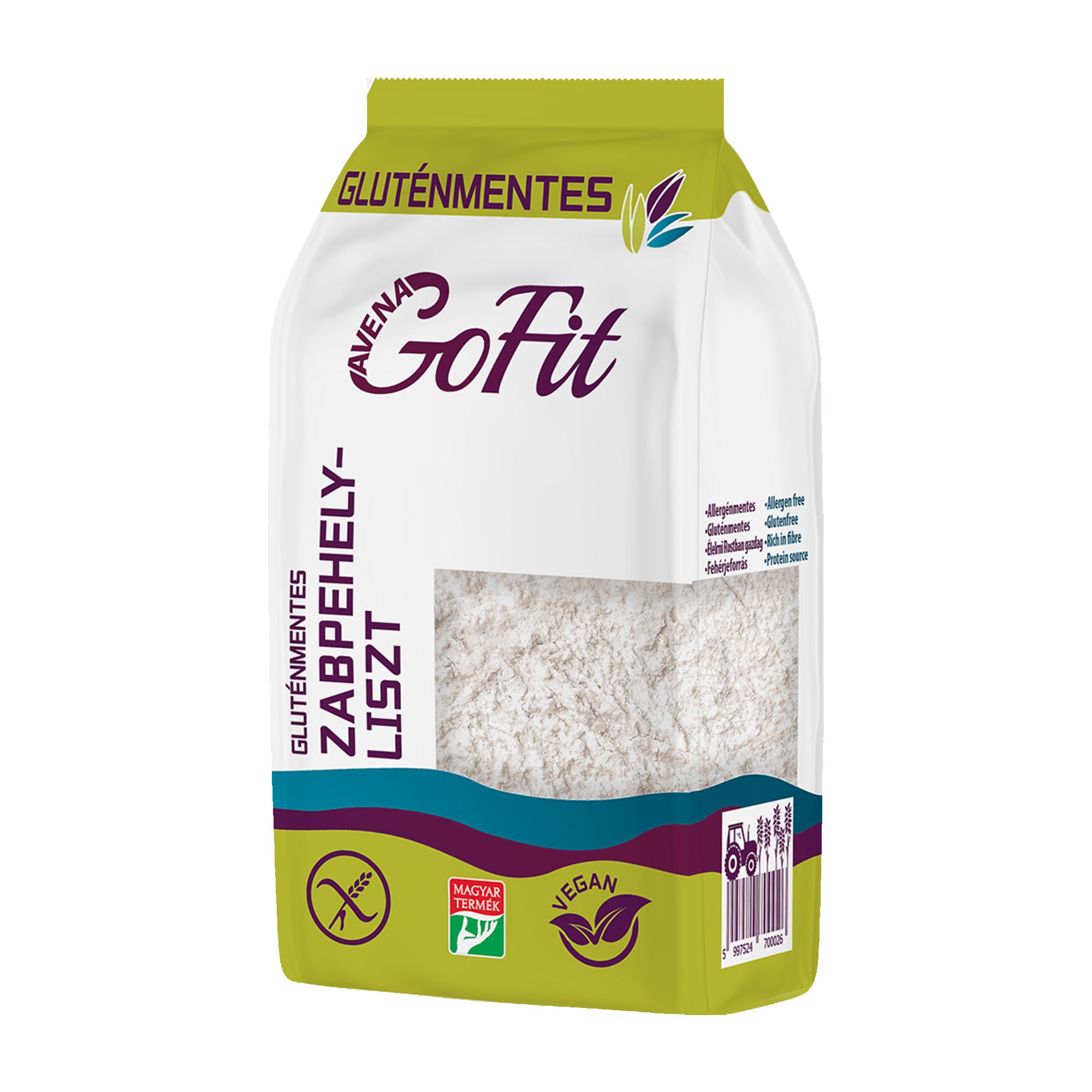 GoFit Farine d'avoine sans gluten, 500 g