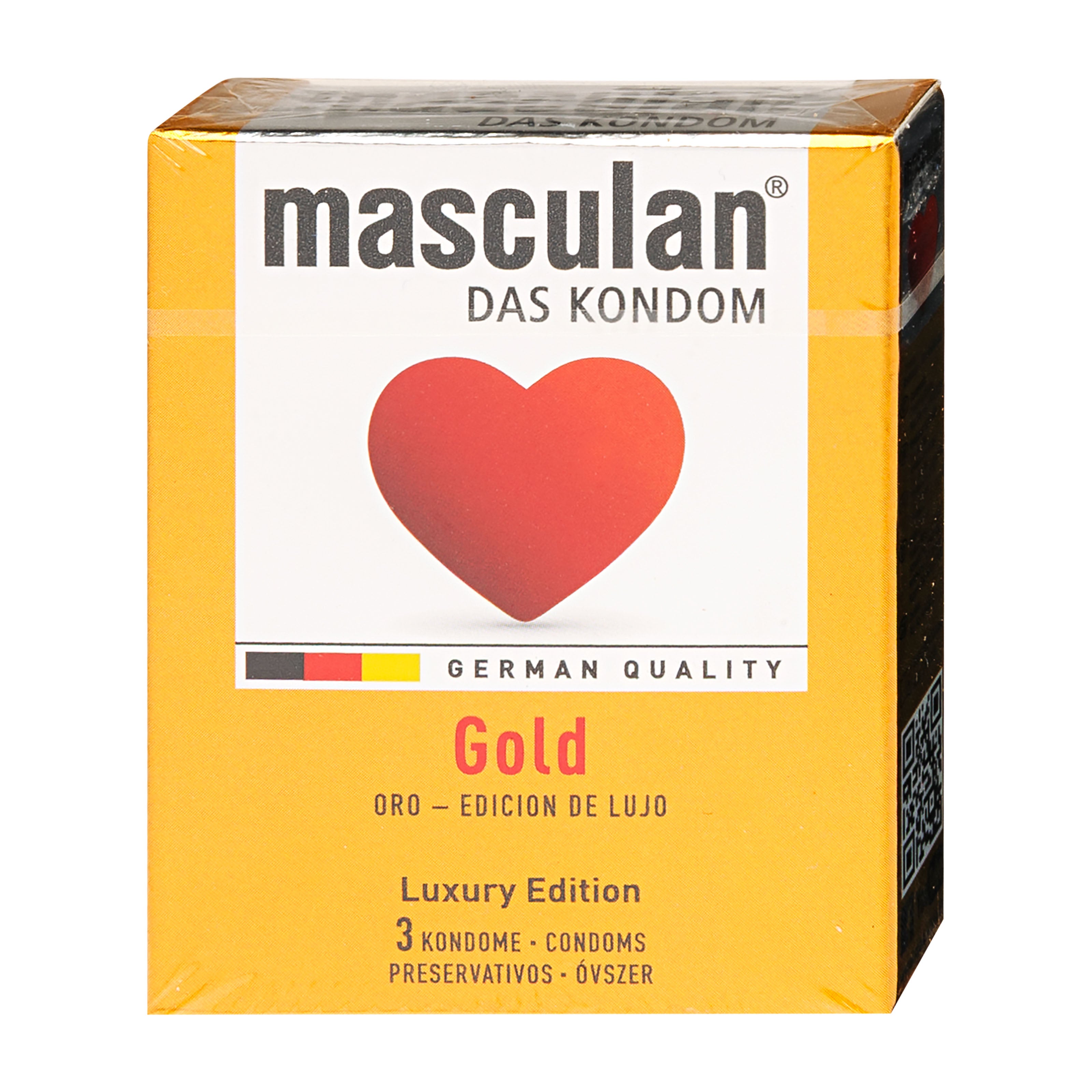 Masculan Gold Préservatifs, 3 unités