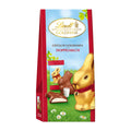Lindt Gold Bunny Filled Double Milk chocolate packaging with Easter-themed design on a white background