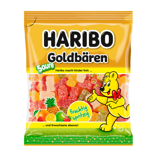 Haribo Goldbears Sour Fruit Gummi, 175 g