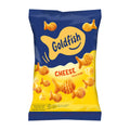 Goldfish Cheese Crackers packaging on a white background.