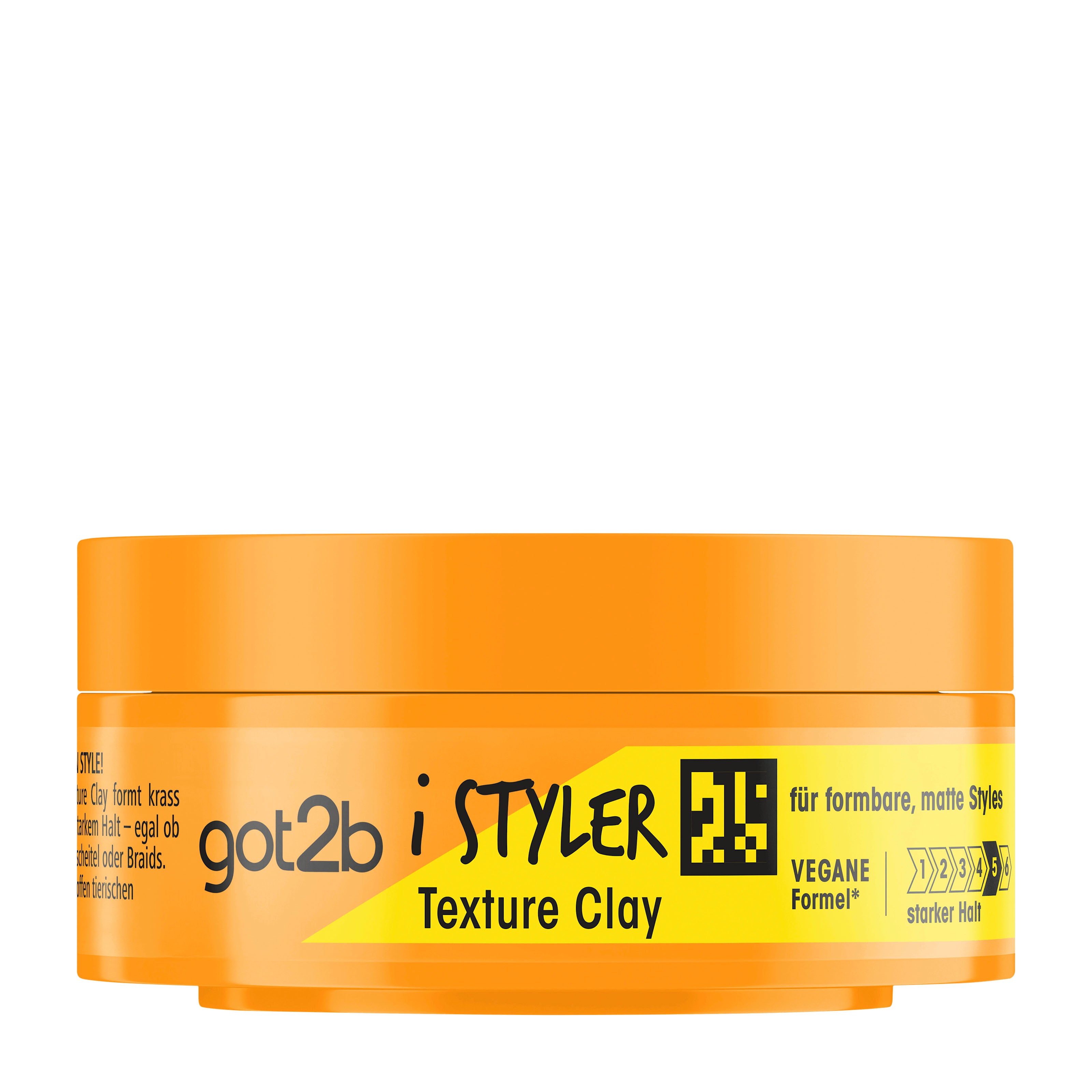 got2b i Styler Texture Clay jar on a white background