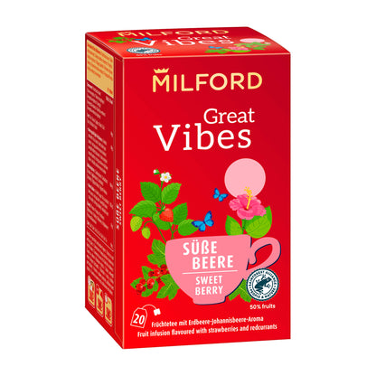 Milford Sweet Berry fruit tea, 20 Count