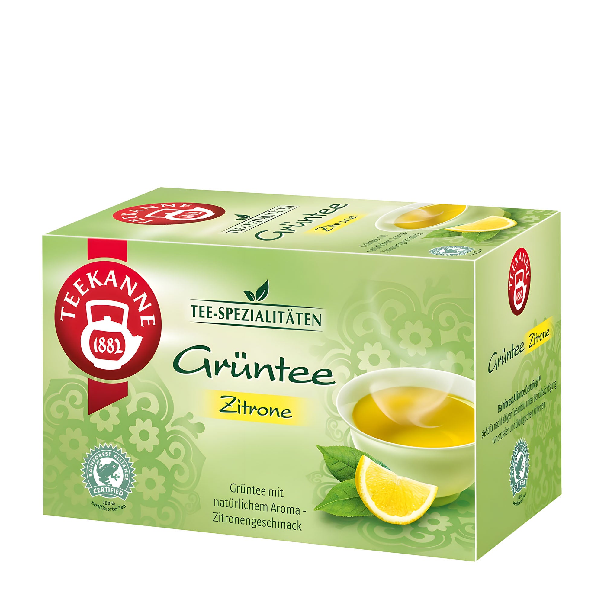 Teekanne Lemon green tea, 20 Count