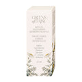 Greens of Daisy Eye Cream packaging with floral design and text on a white background