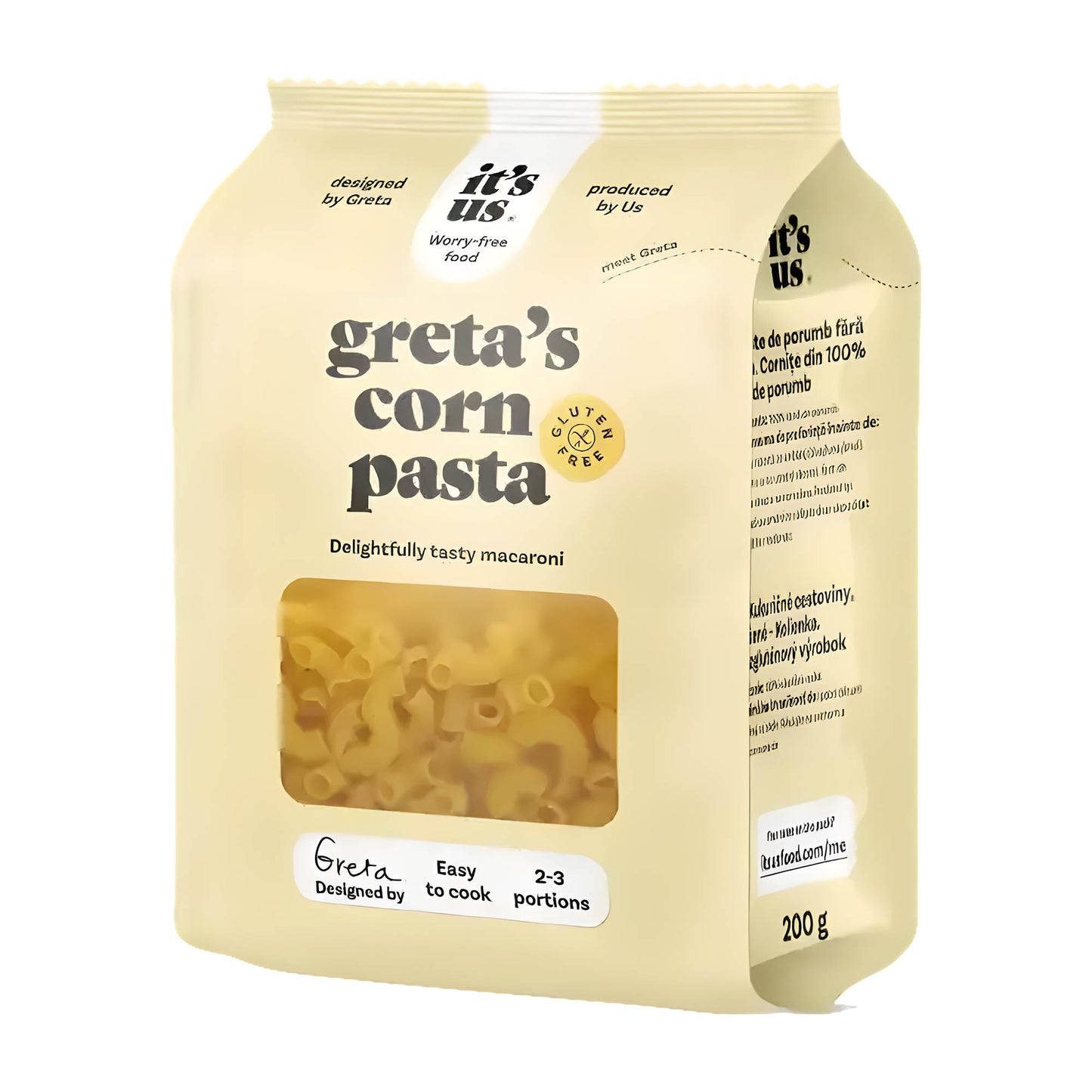 It's Us Greta's Macaroni Glutenfreie Maisnudeln, 200 g