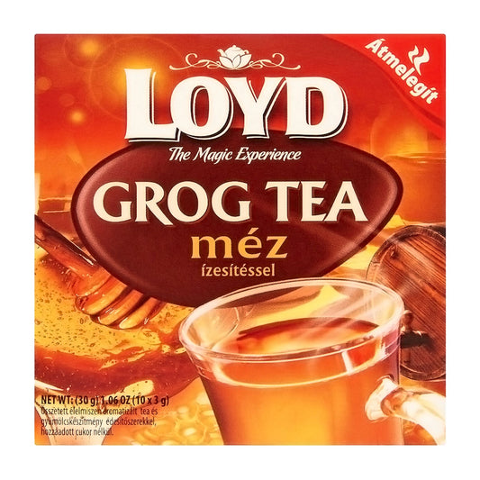 Loyd Grog Tea honey fruit tea, 10 Count