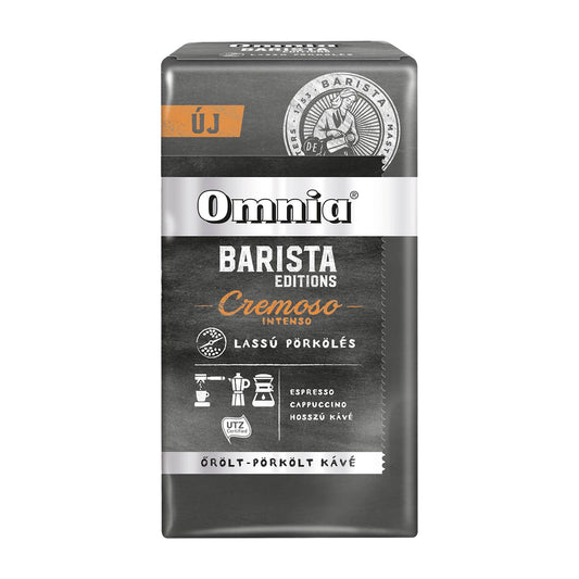 Omnia Barista Editions Cremoso Intenso gemahlener Kaffee, 225 g