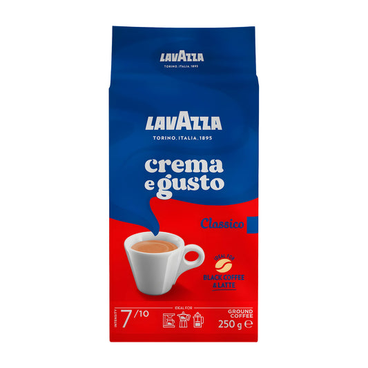 Lavazza Crema e Gusto Classico gemahlener Kaffee, 250 g