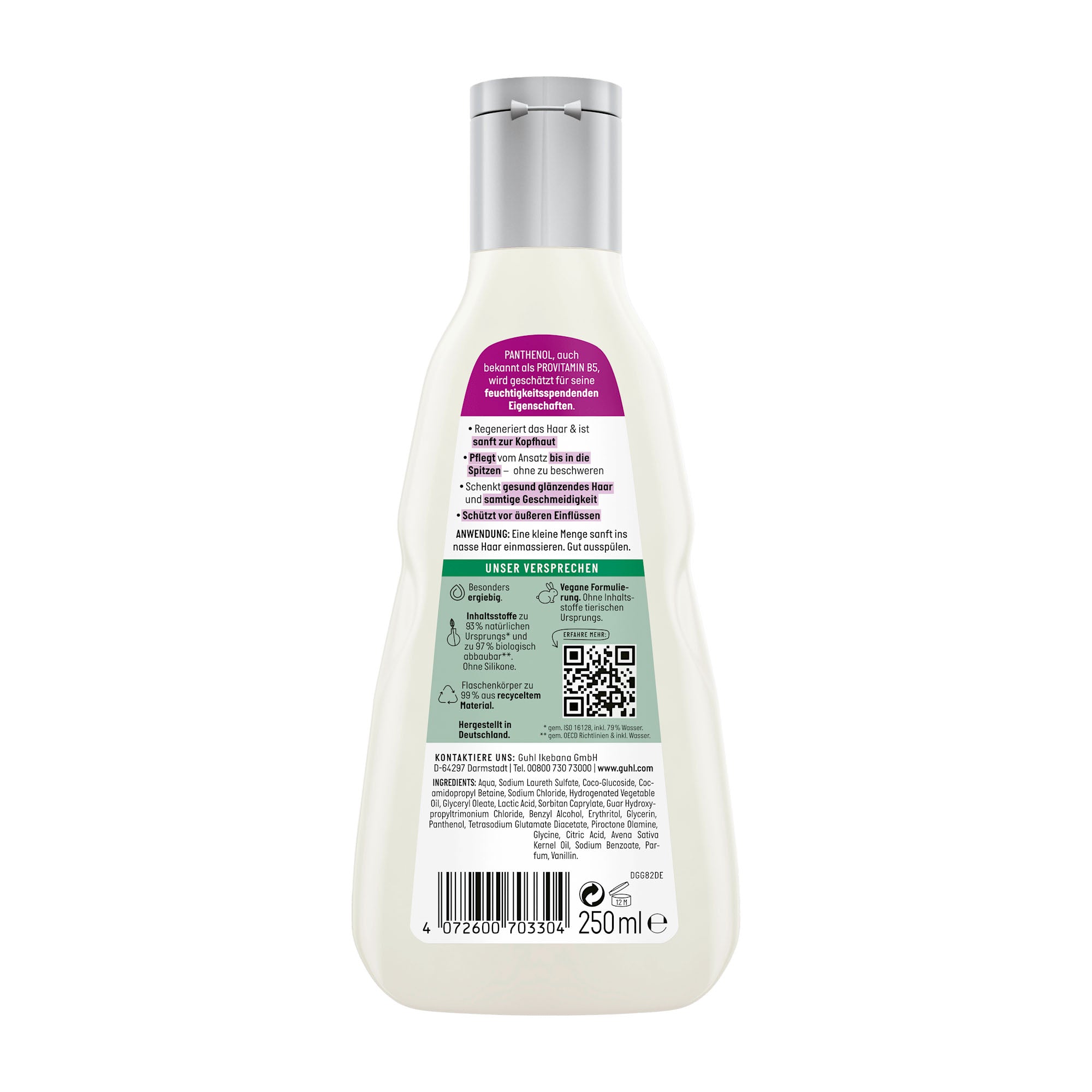 GUHL Panthenol + Reparatur Shampoo, 250 ml