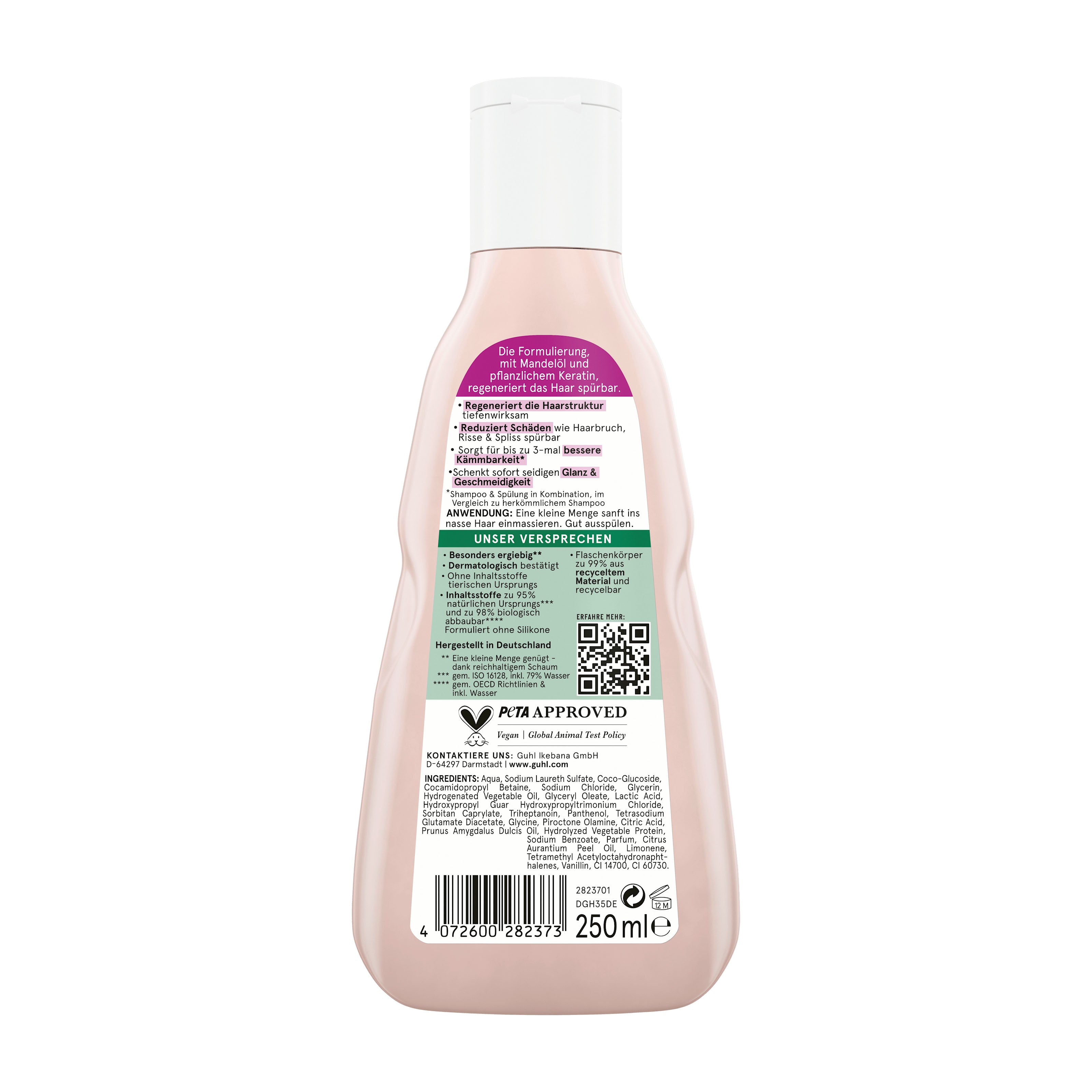 GUHL Shampooing Réparation et Force, 250 ml