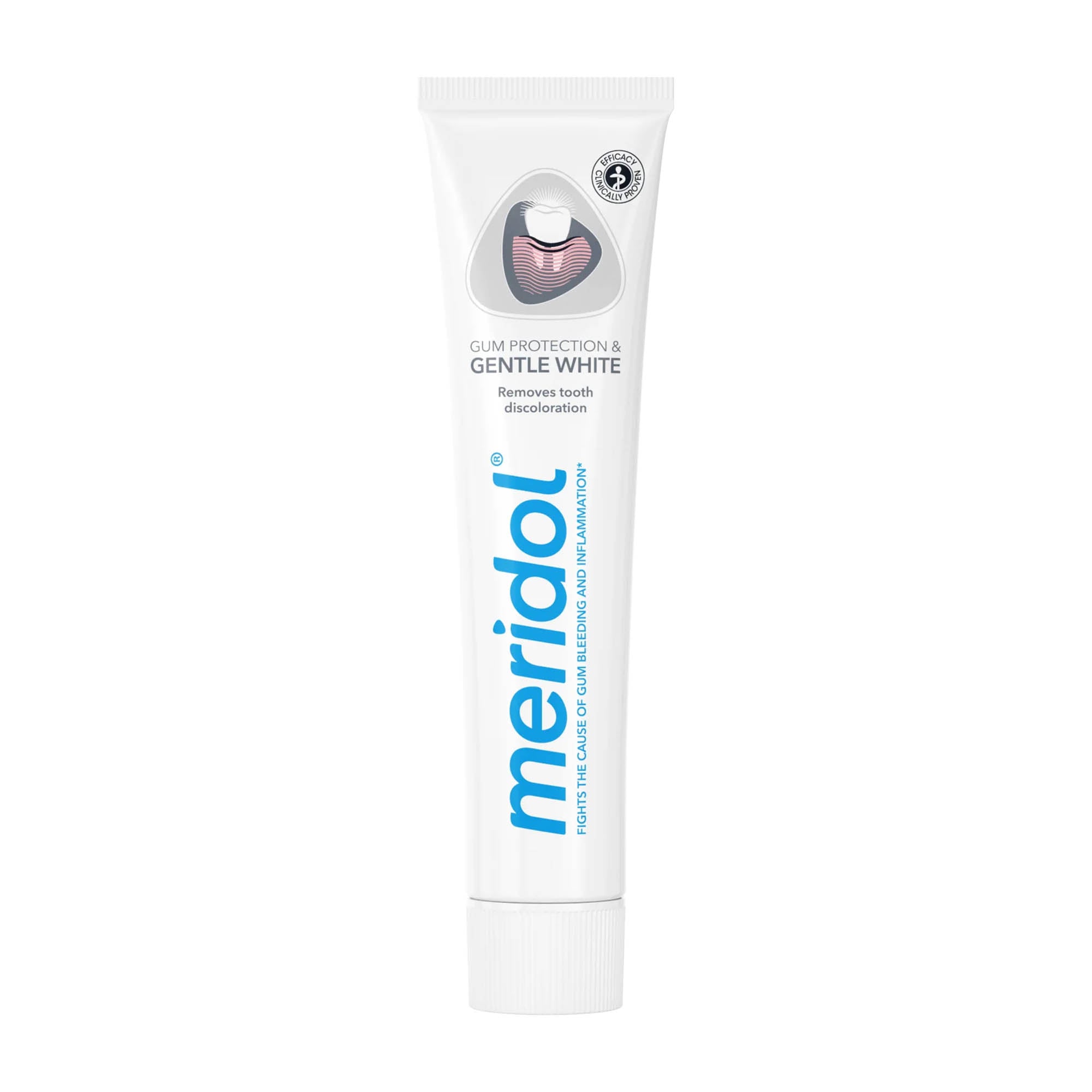 Meridol Protection des gencives et Blanchiment Doux Dentifrice, 75 ml