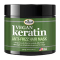 Difeel Vegan Keratin Anti-Frizz Hair Mask jar on a white background
