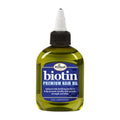 Bottle of Difeel Biotin Premium Hair Oil on a white background