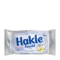 Hakle ultra med moist toilet wipes package on a white background