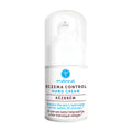 Pump bottle of Manna Eczema Control Hand Cream on a white background