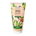 Biobaza Silky Comfort nourishing hand cream with botanical design on a white background
