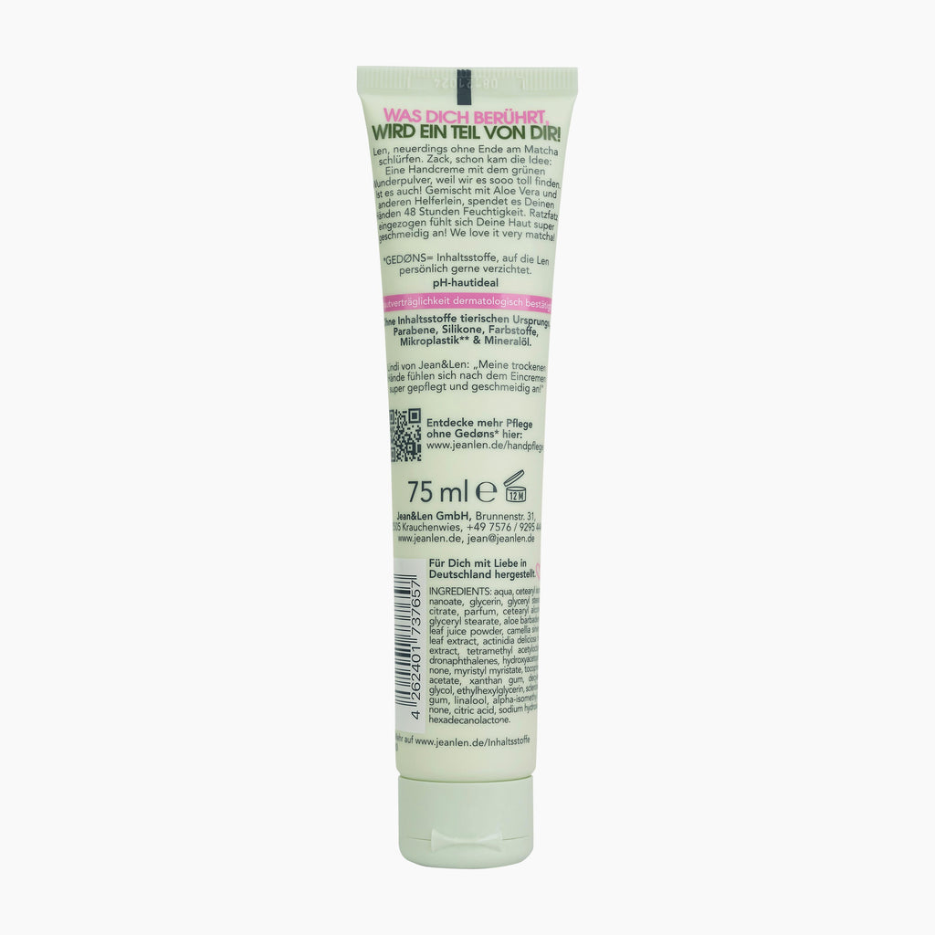 Jean&Len Crema Mani Express I LOVE YOU SO MATCHA, 75 ml