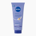 Nivea Smooth Hands & Nail Care Hand Cream in a 100ml squeeze tube, designed for dry skin. The tube is light periwinkle blue with a dark blue cap and features the classic white and dark blue Nivea logo on the front.