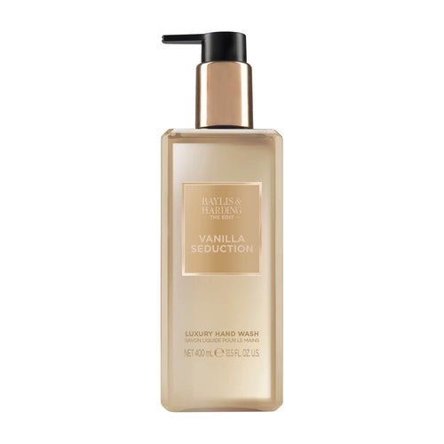 Baylis & Harding The Edit Vanilla Seduction luxury hand wash bottle on a white background