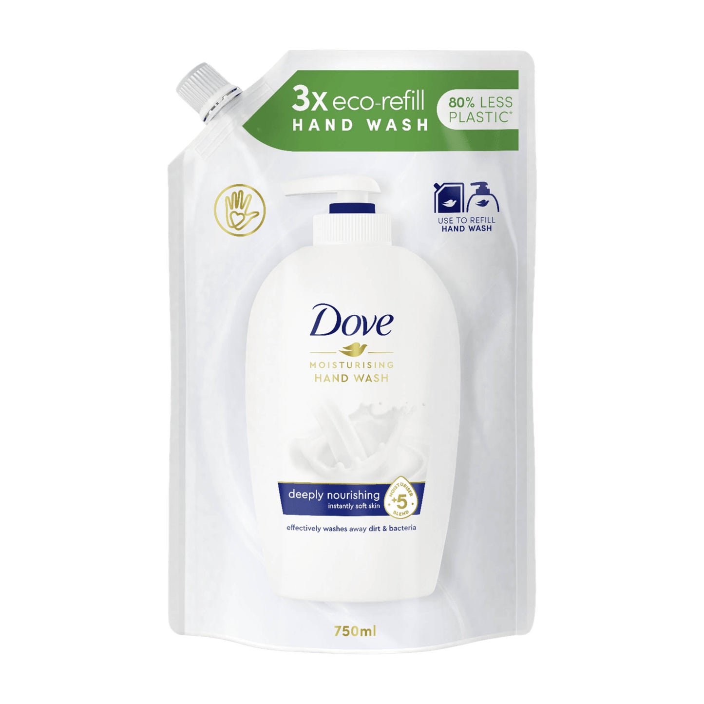 Dove Deeply Nourishing Flüssiges Handwaschmittel Nachfüllpackung