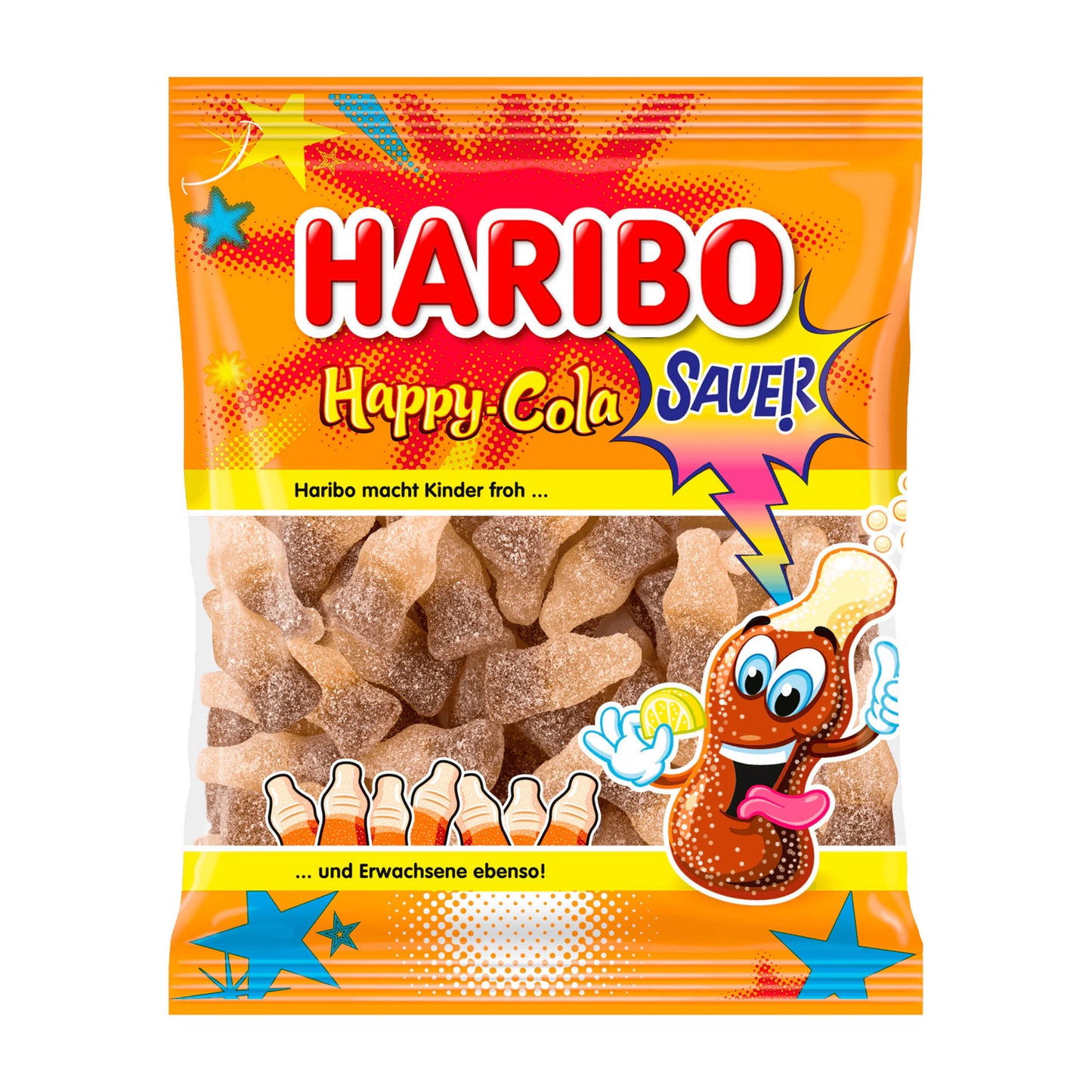 Haribo Happy Cola Saure Fruchtgummi, 175 g